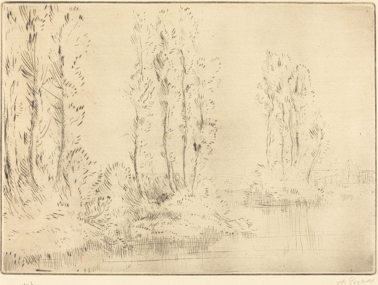 Maisema Maisema. tekijältä Alphonse Legros