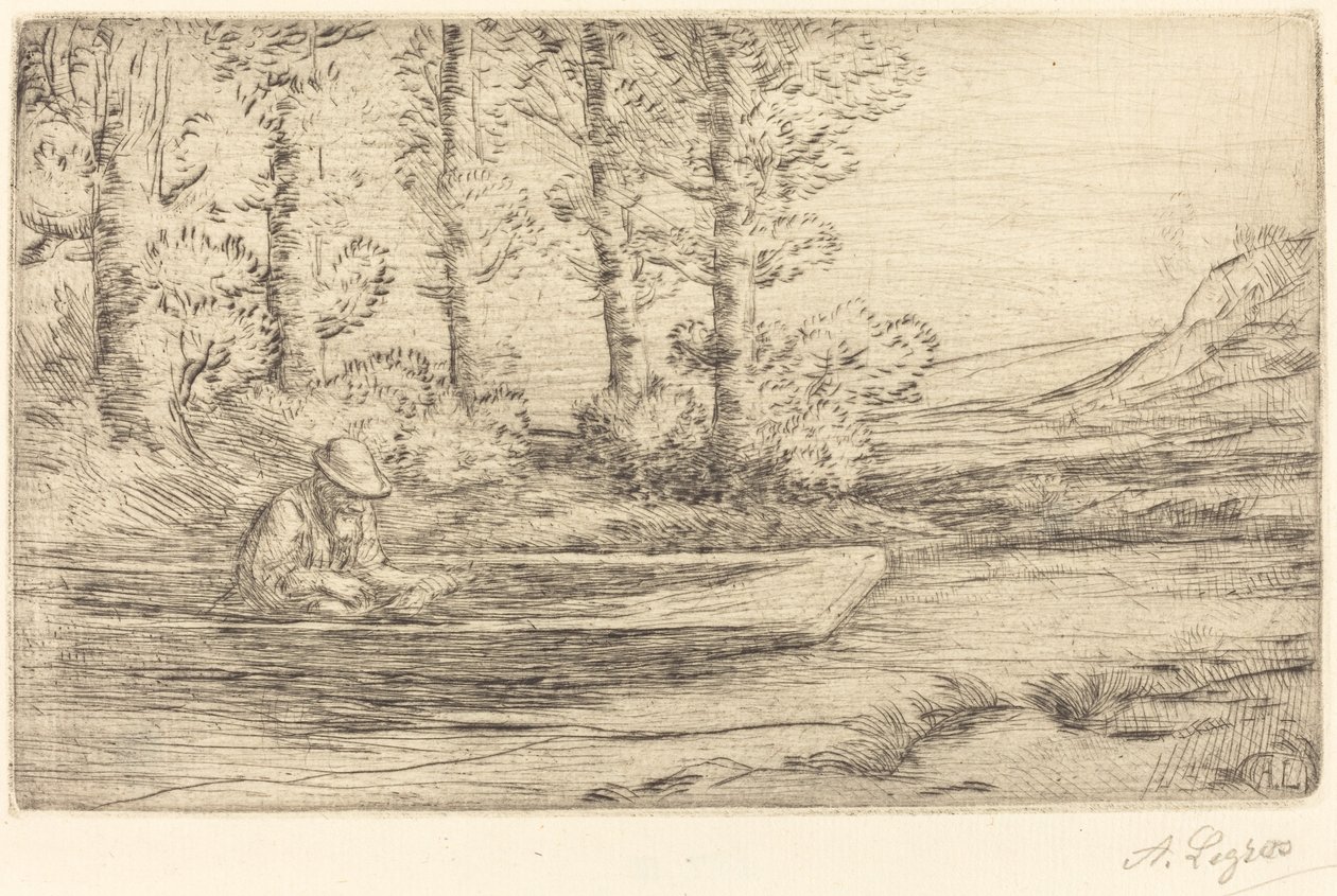 Maisema Maisema. tekijältä Alphonse Legros