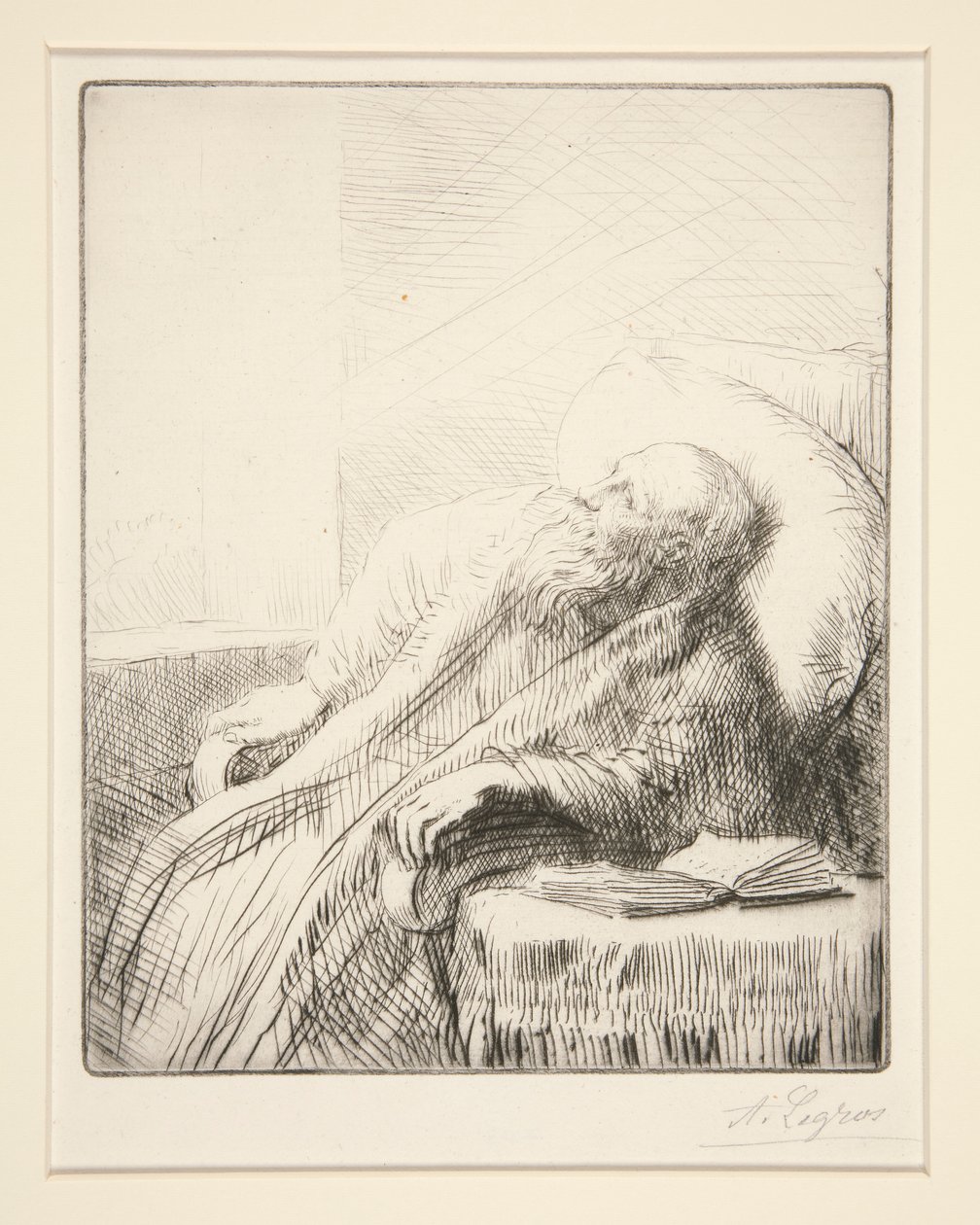 Le Convalescent (The Convalescent) tekijältä Alphonse Legros