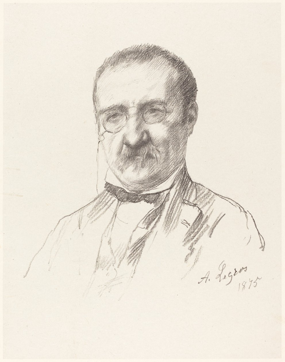 M. Champfleury, 1875. tekijältä Alphonse Legros