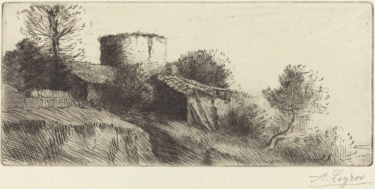 Pigeon Tower Kyyhkynen torni. tekijältä Alphonse Legros