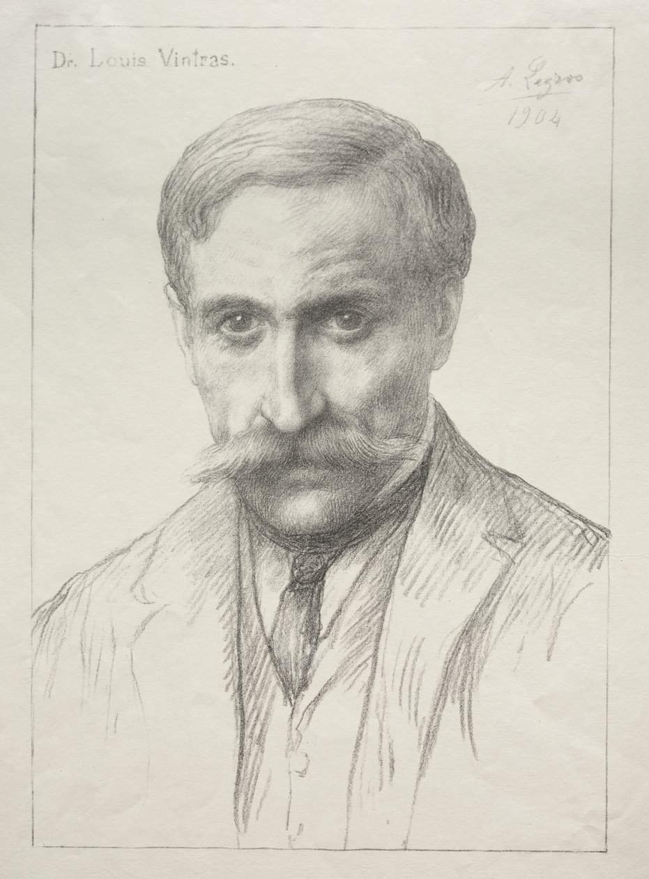 Tohtori Louis Vintrasin muotokuva tekijältä Alphonse Legros