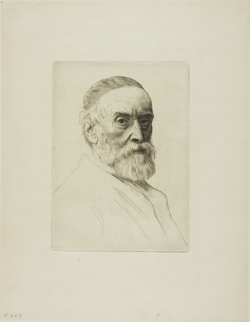 Muotokuva G. F. Wattsista, R.A. tekijältä Alphonse Legros