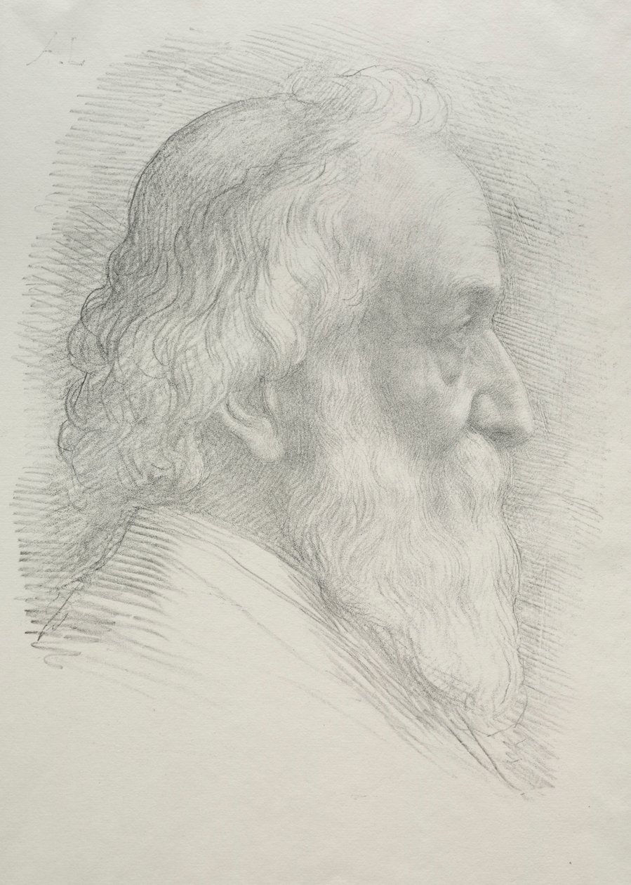Omakuva 10. lautanen. tekijältä Alphonse Legros