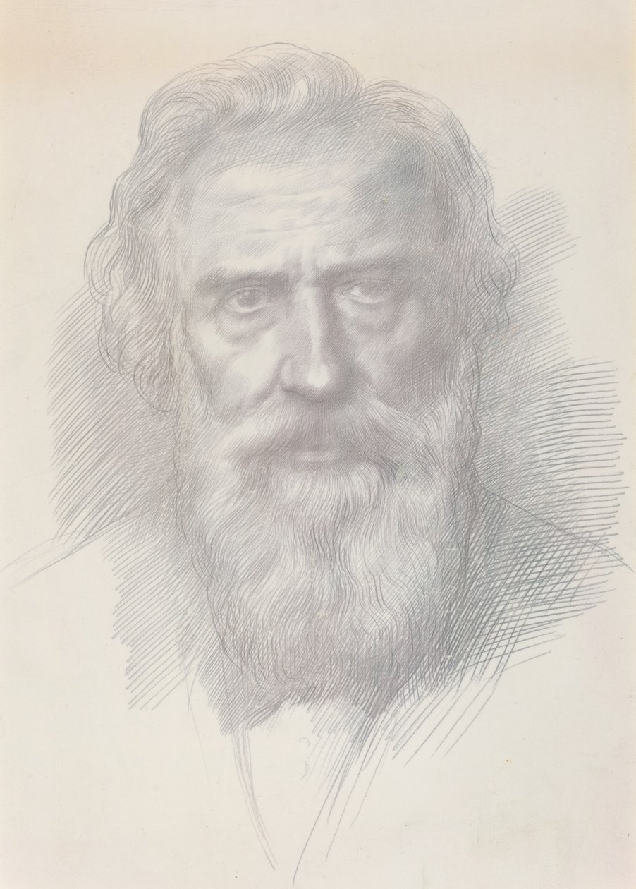 Omakuva, c. 1895. tekijältä Alphonse Legros