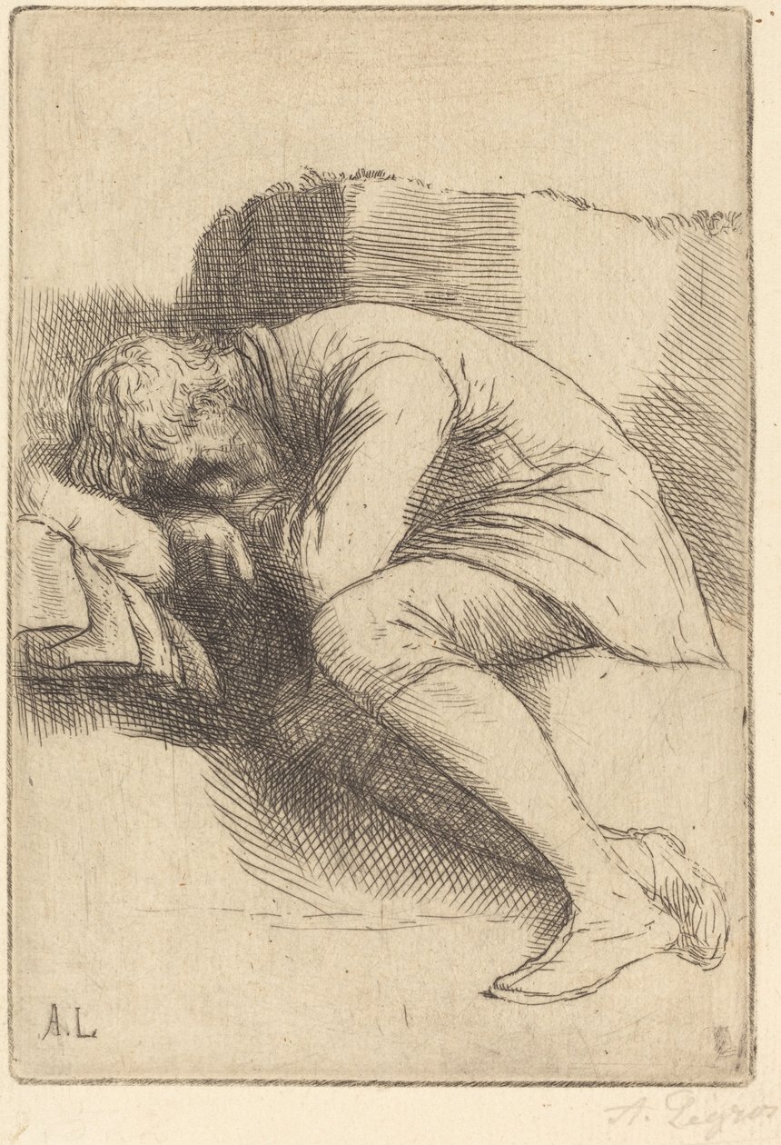 Nukkuja tekijältä Alphonse Legros