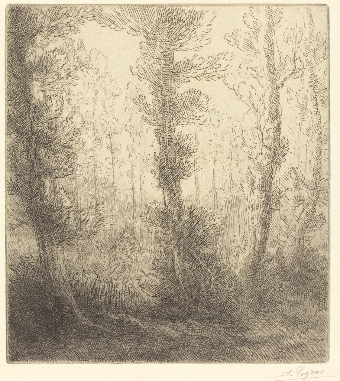 Pieni järvi tekijältä Alphonse Legros