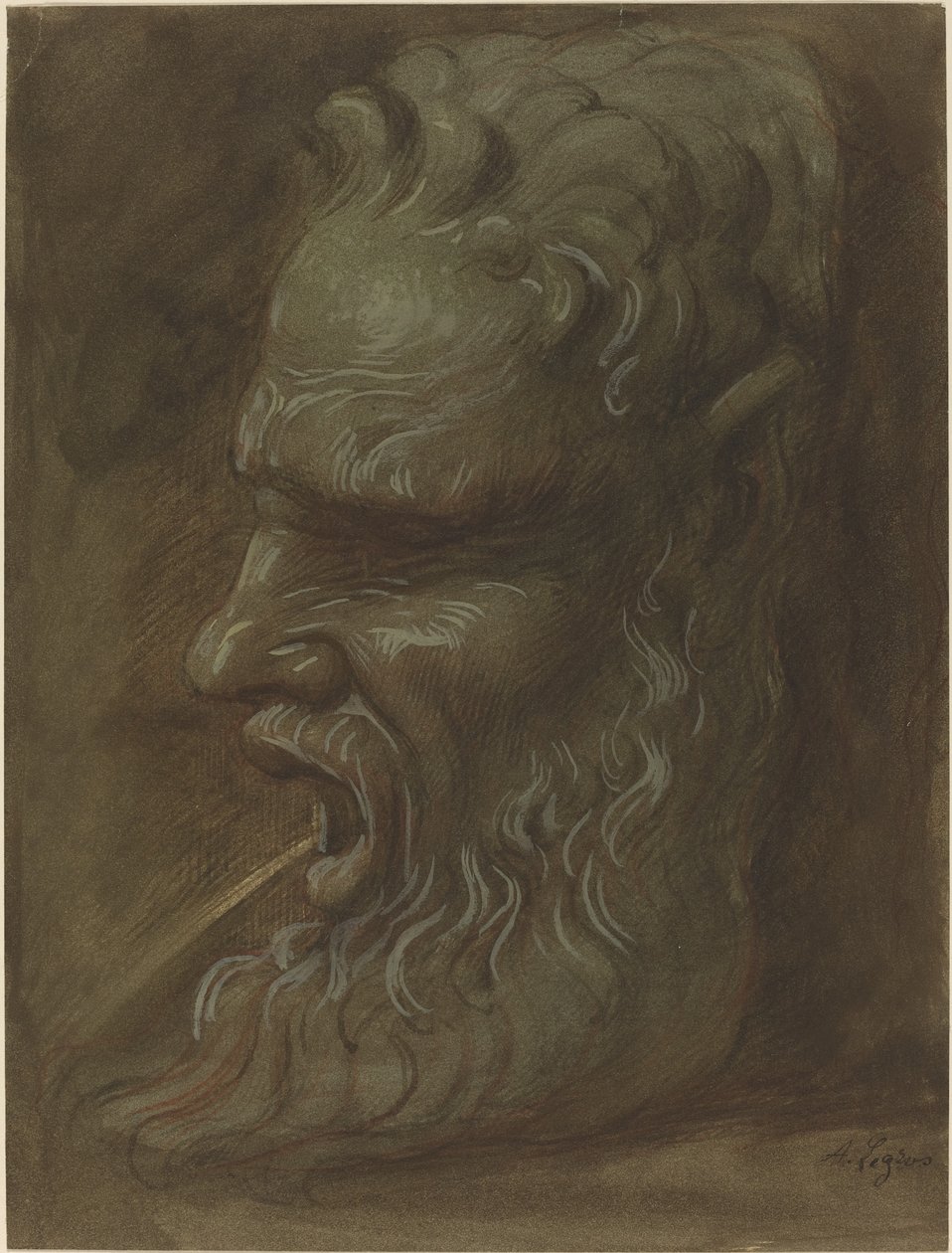 Maskin tutkimus tekijältä Alphonse Legros