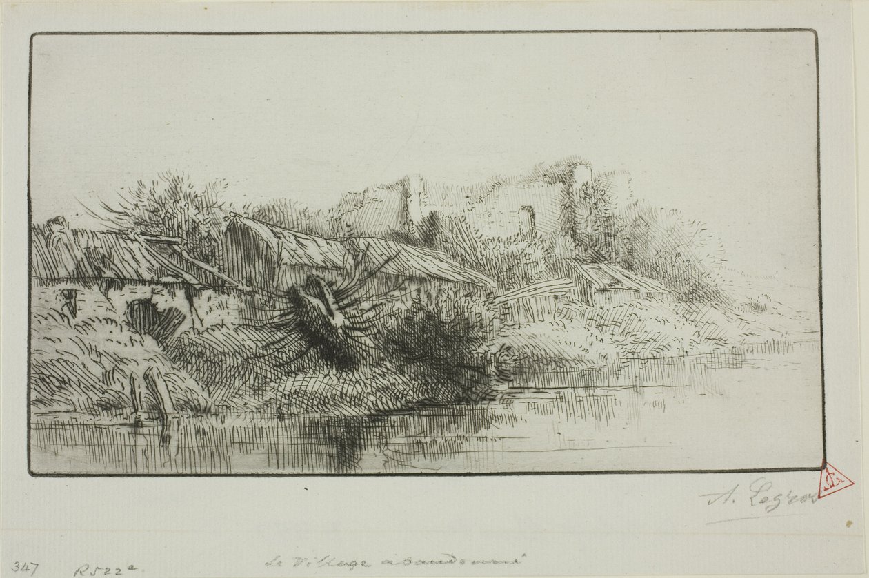 Hylätty kylä tekijältä Alphonse Legros