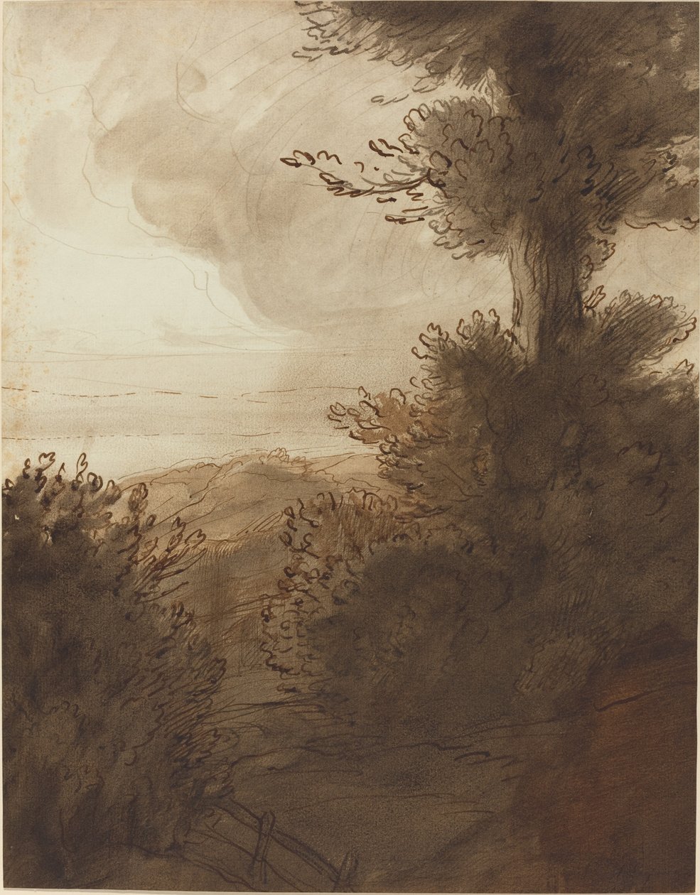 Iso puu. tekijältä Alphonse Legros