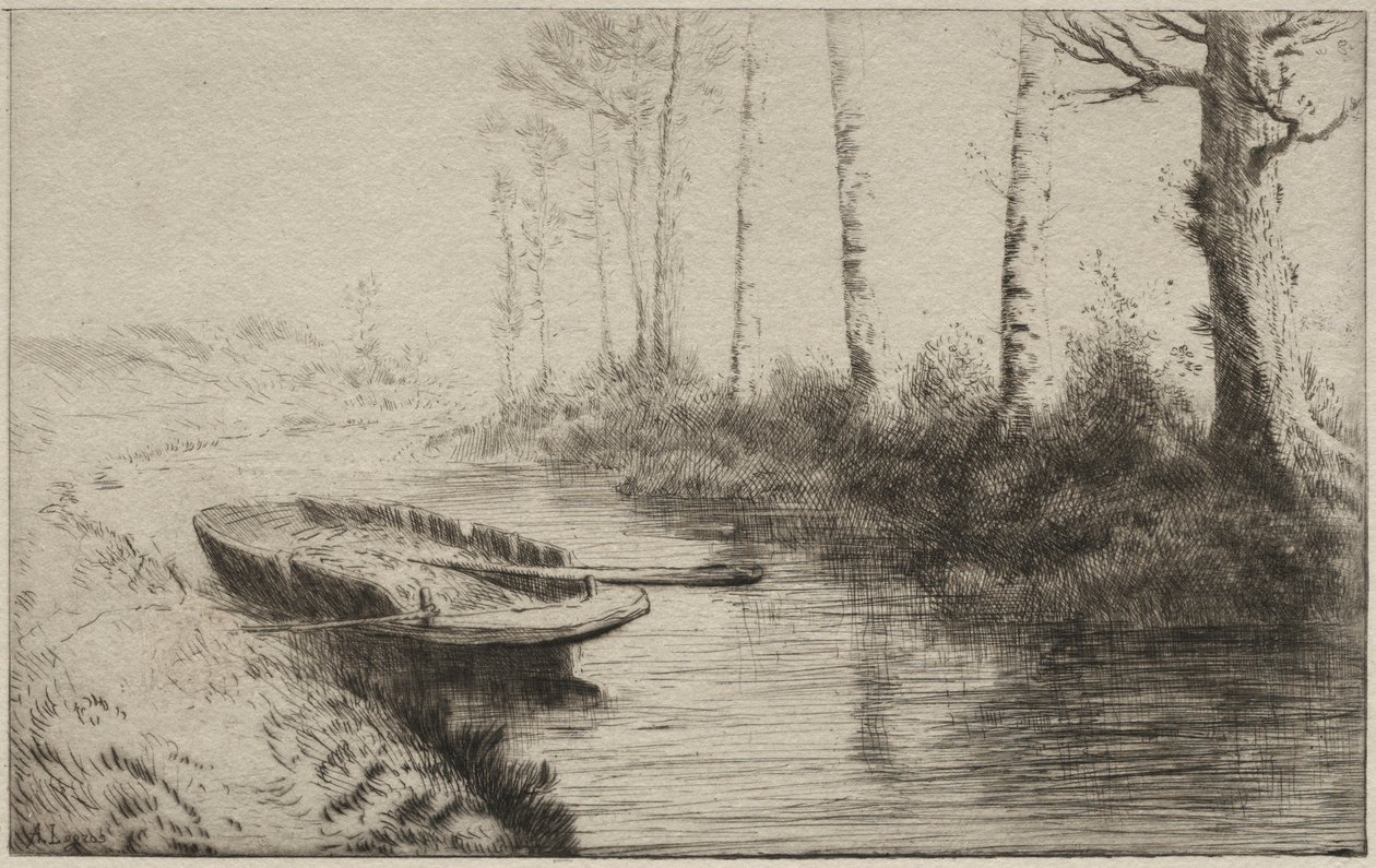 Kanava, aamu. tekijältä Alphonse Legros