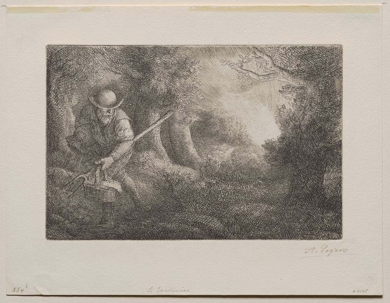Puutarhuri tekijältä Alphonse Legros