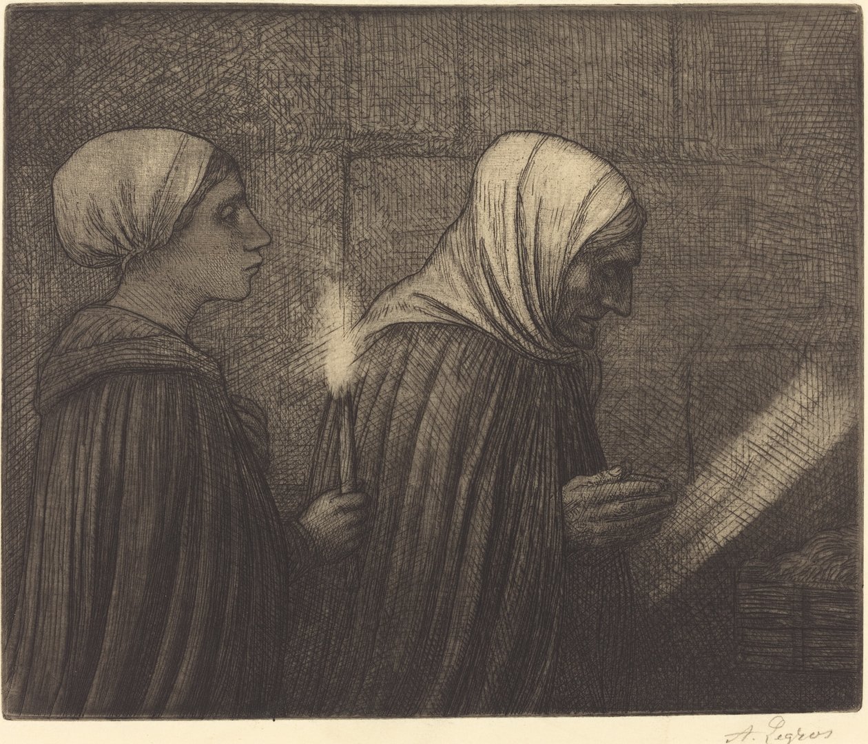 Seimi La creche. tekijältä Alphonse Legros