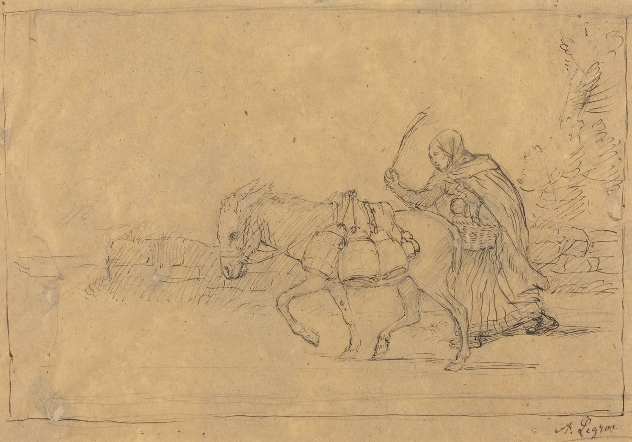 Boulognen maitotar. tekijältä Alphonse Legros