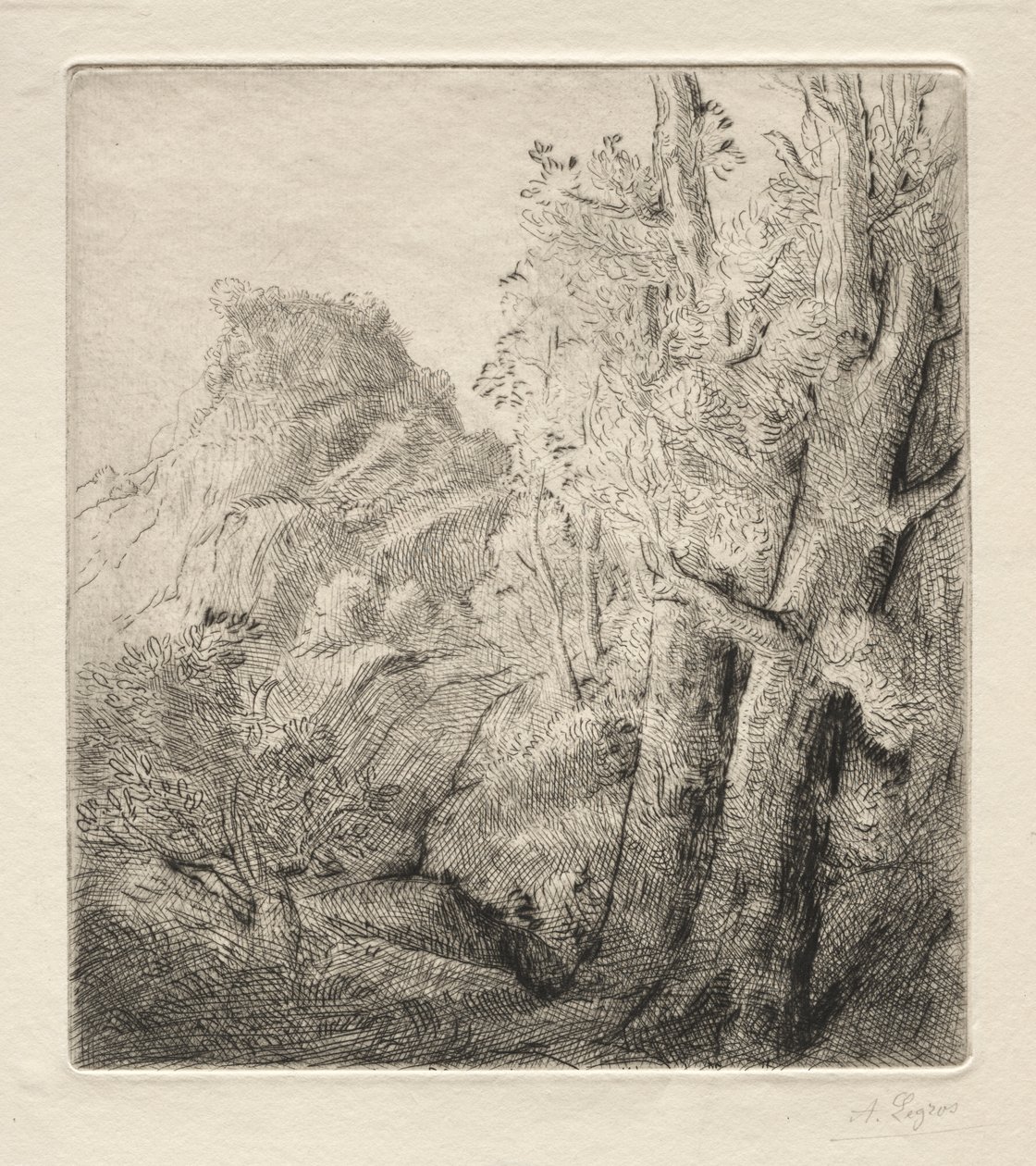 Vanha kaupunki tekijältä Alphonse Legros
