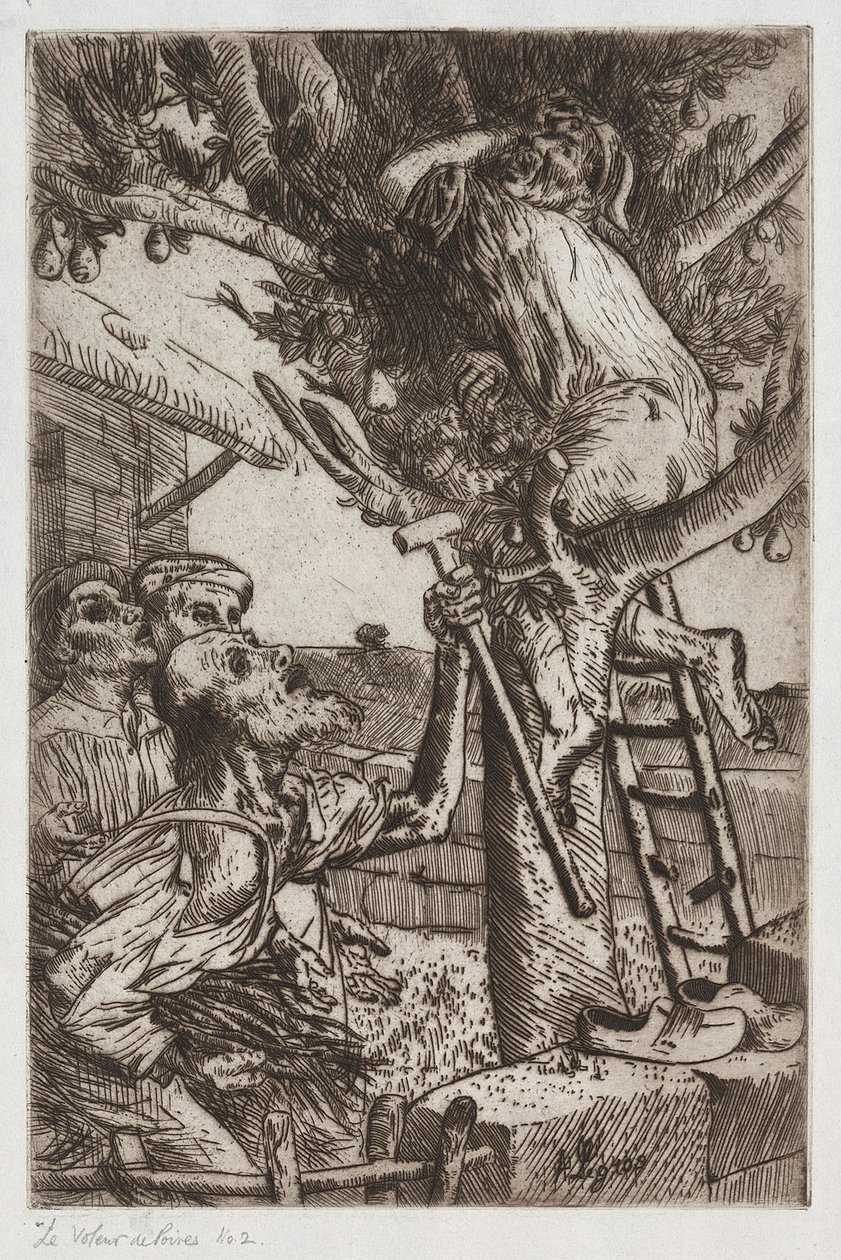 Päärynävaras, nro 1, c. 1890. tekijältä Alphonse Legros