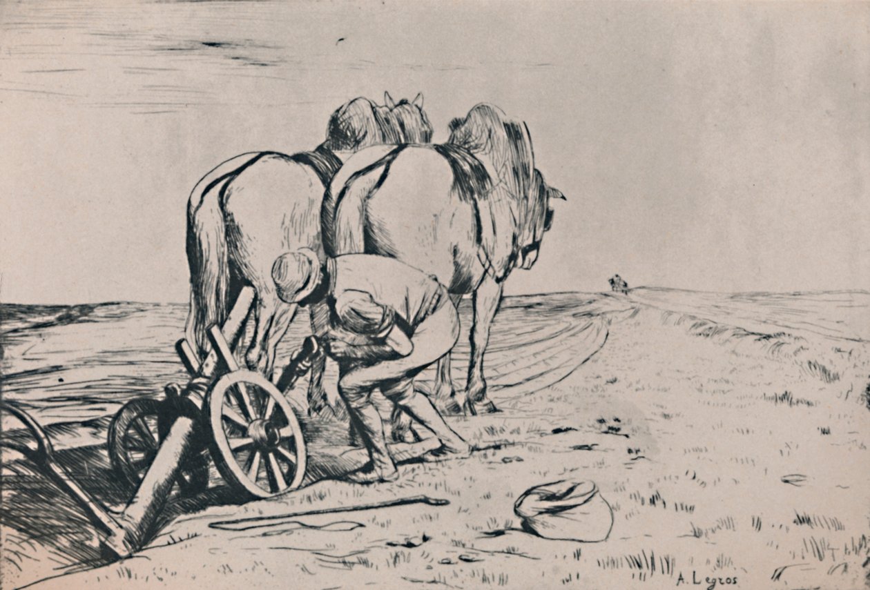 Plough, 1800-luvun puolivälissä, 1946 tekijältä Alphonse Legros