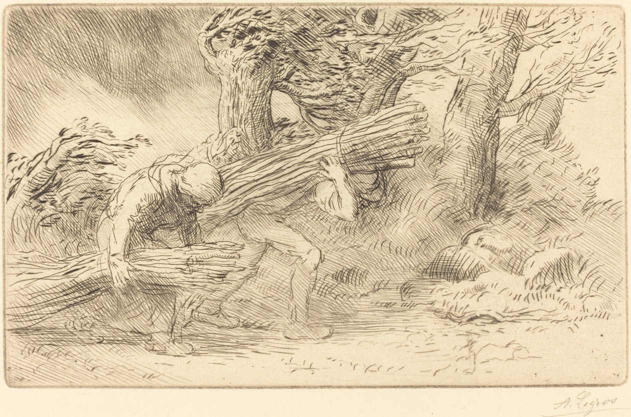 Oksienkeräilijät Les fagottiers. tekijältä Alphonse Legros