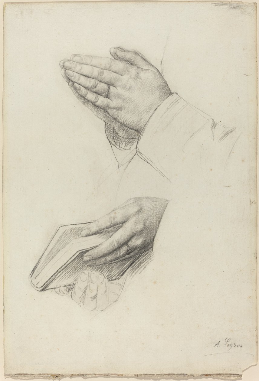Kaksi käsien tutkimusta tekijältä Alphonse Legros
