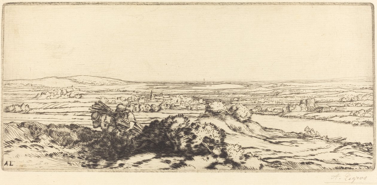 Dyynien laakso (The Valley of the Dunes) tekijältä Alphonse Legros
