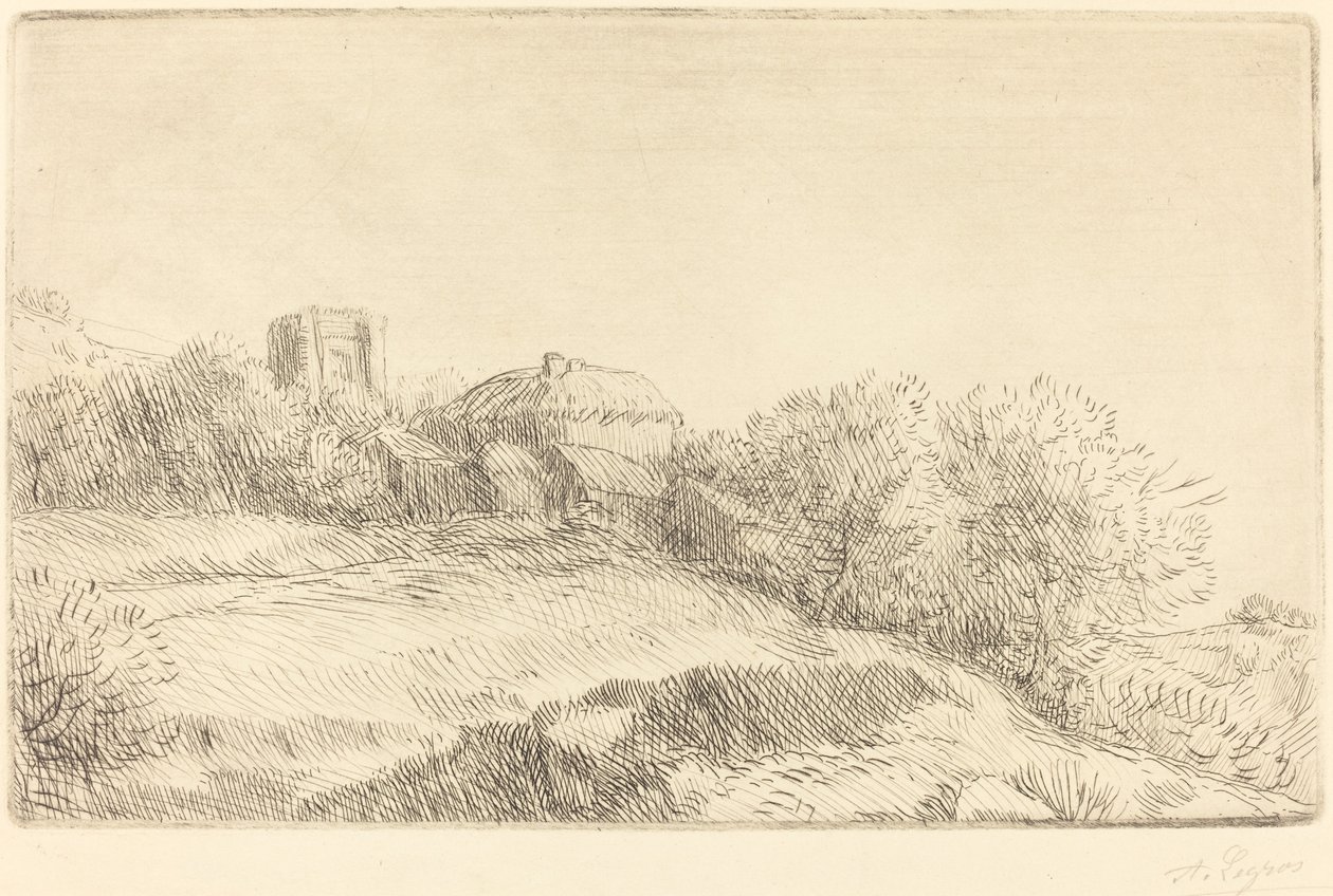 Kylä (kylä) tekijältä Alphonse Legros