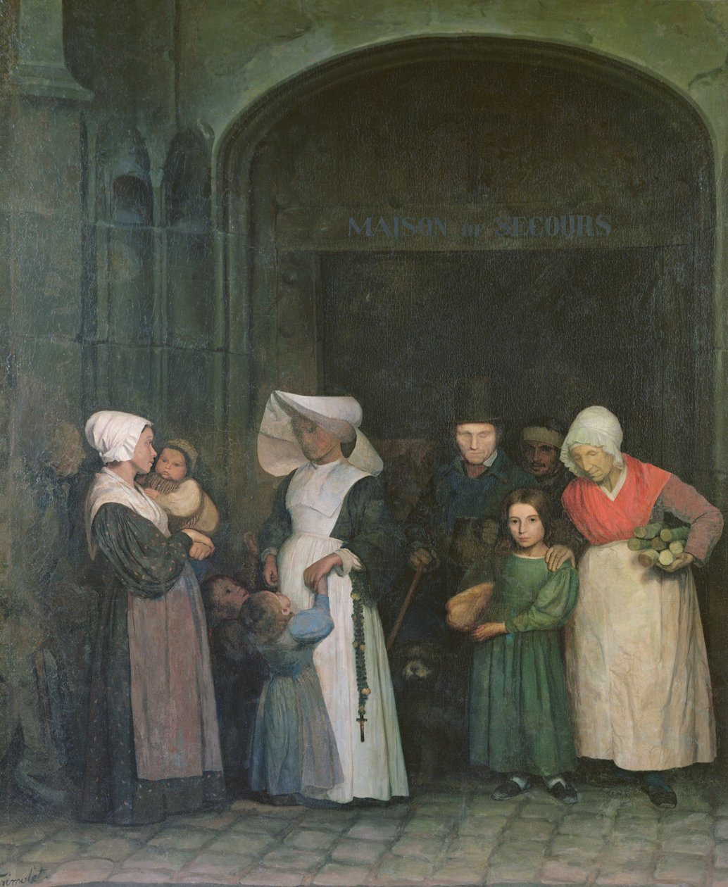 The House of Refuge, noin 1840 tekijältä Alphonse Louis Pierre Trimolet