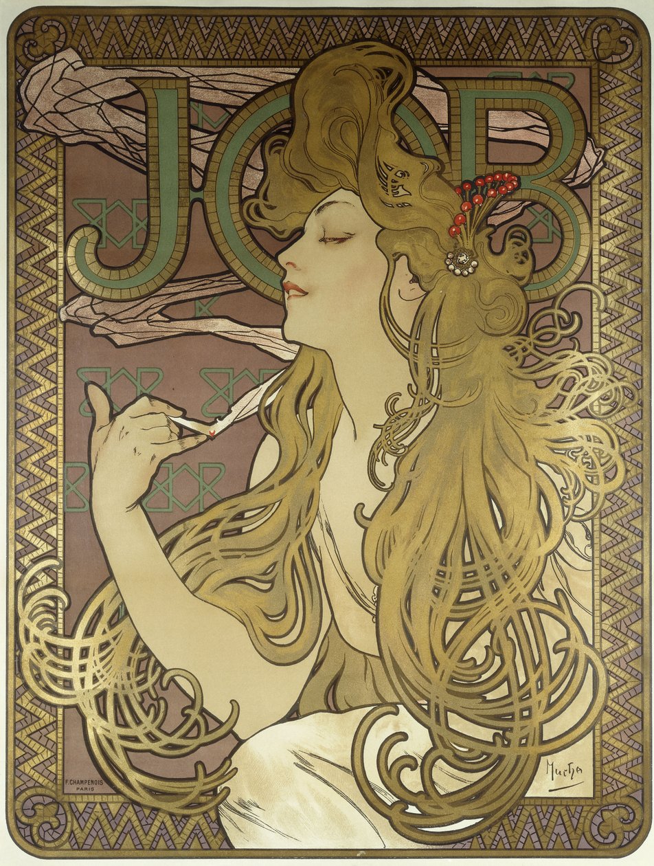 Job, 1896 tekijältä Alphonse Mucha