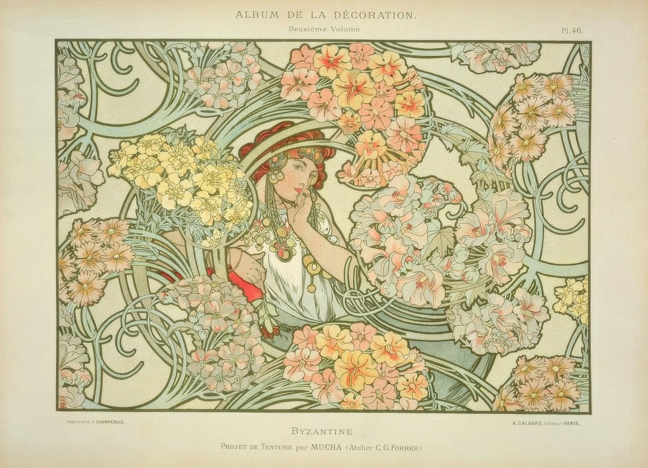 Bysanttilainen tekijältä Alphonse Mucha