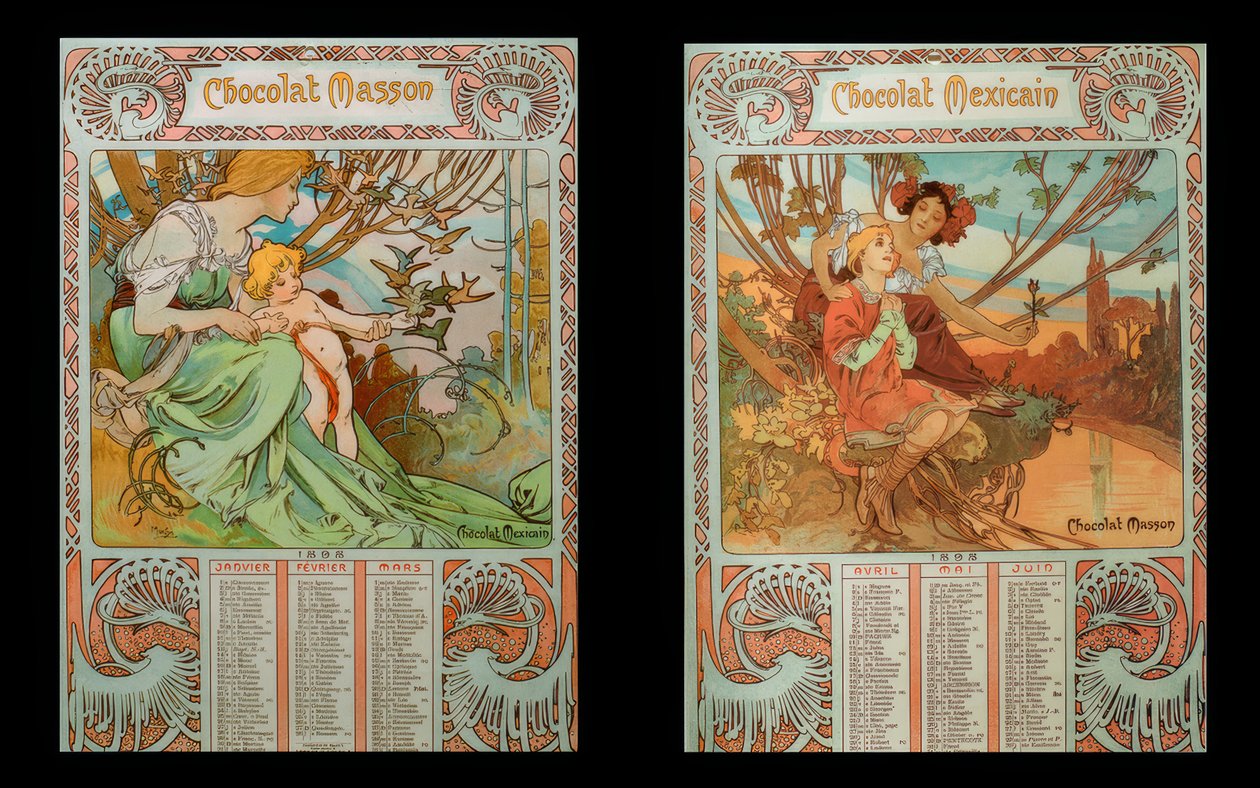 Suklaa Masson tekijältä Alphonse Mucha