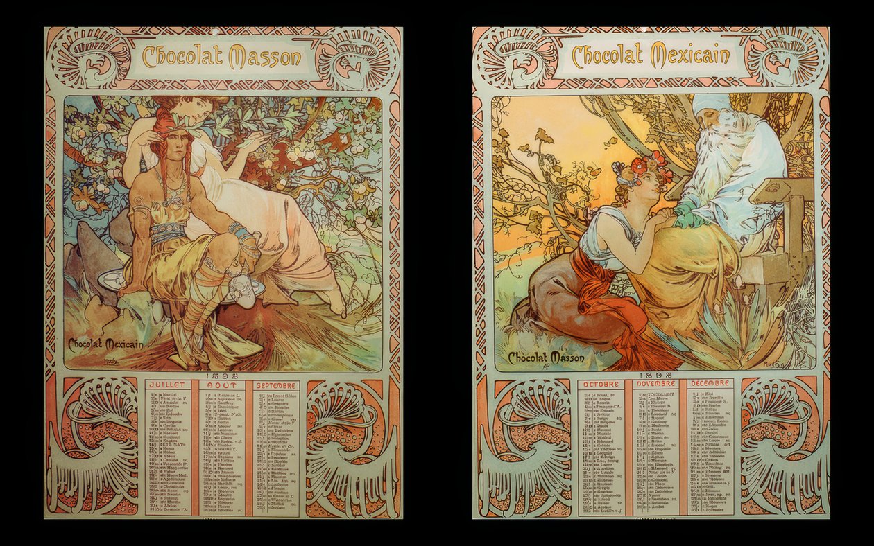 Suklaa Masson tekijältä Alphonse Mucha