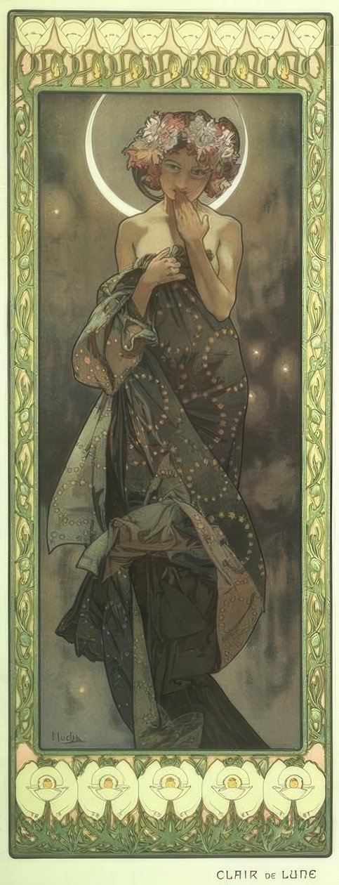 Kuutamo tekijältä Alphonse Mucha