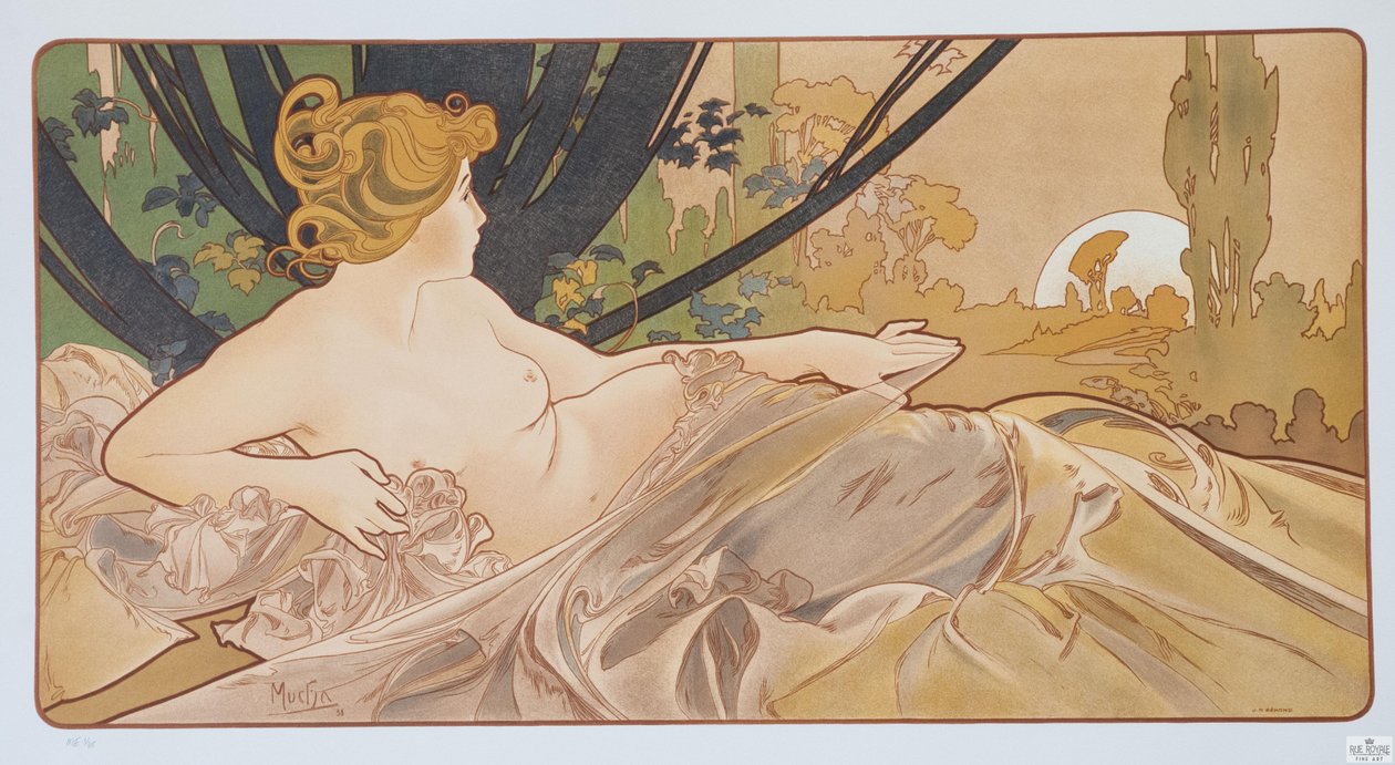 Aamunkoitto, 1899. tekijältä Alphonse Mucha