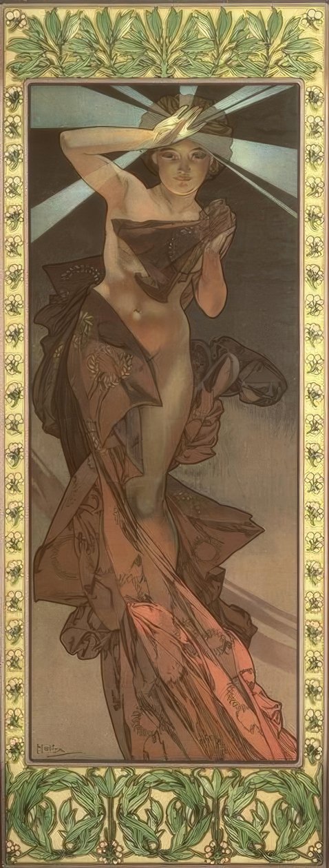 Aamun tähti tekijältä Alphonse Mucha