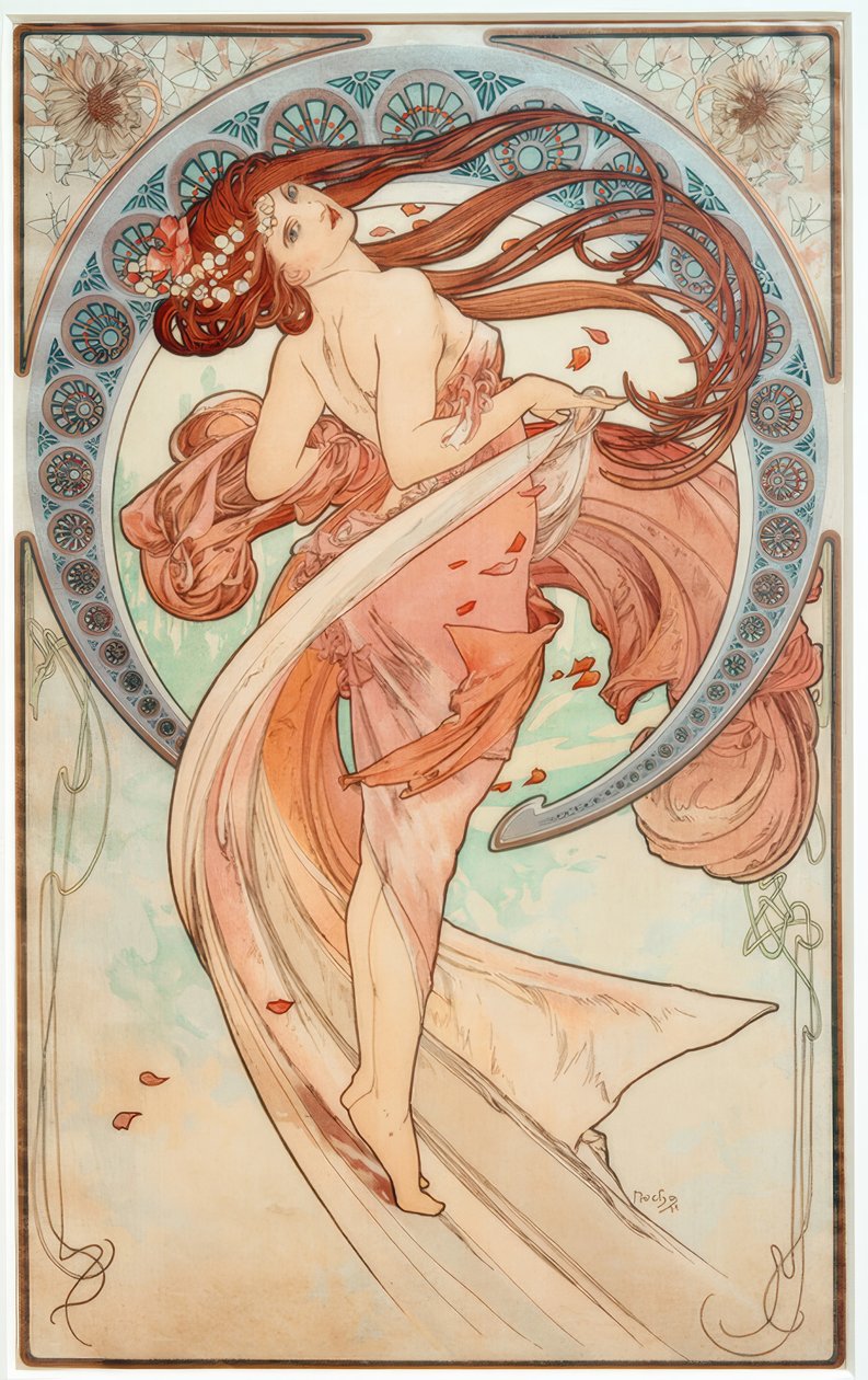 Tanssi tekijältä Alphonse Mucha