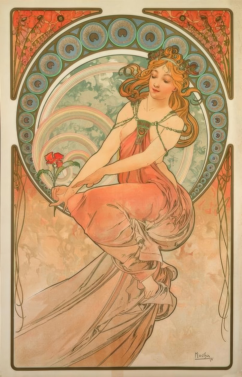 Die Malerei tekijältä Alphonse Mucha