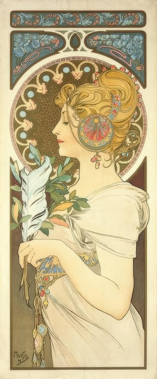 Feder tekijältä Alphonse Mucha