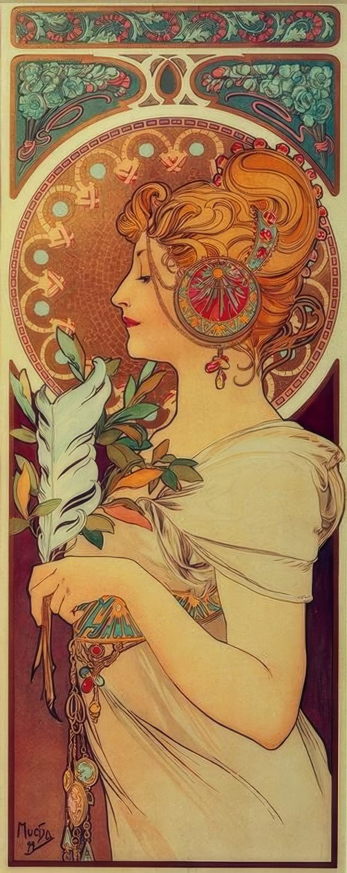 Feder tekijältä Alphonse Mucha