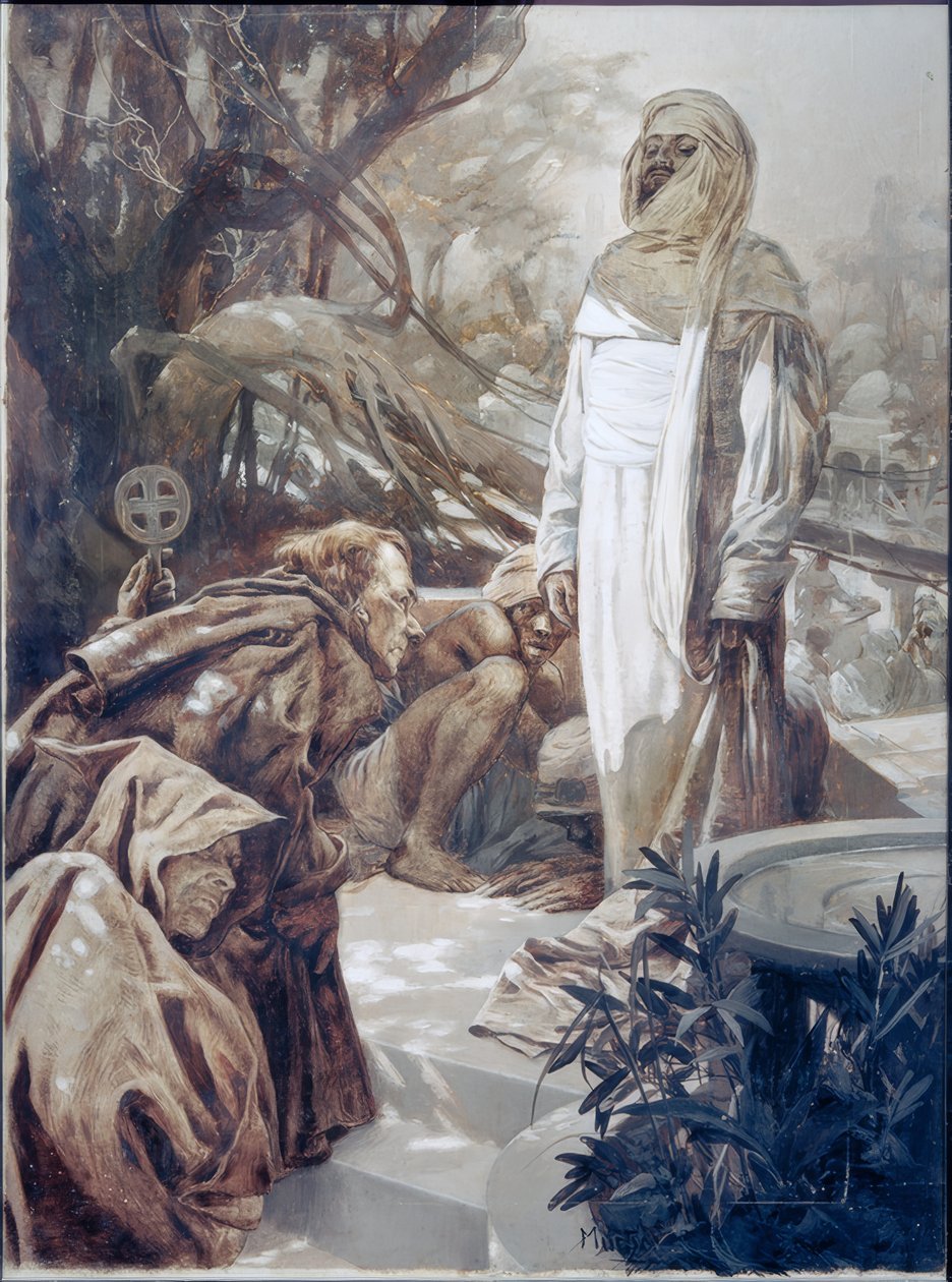 Espanjan historia, kuvitus tekijältä Alphonse Mucha