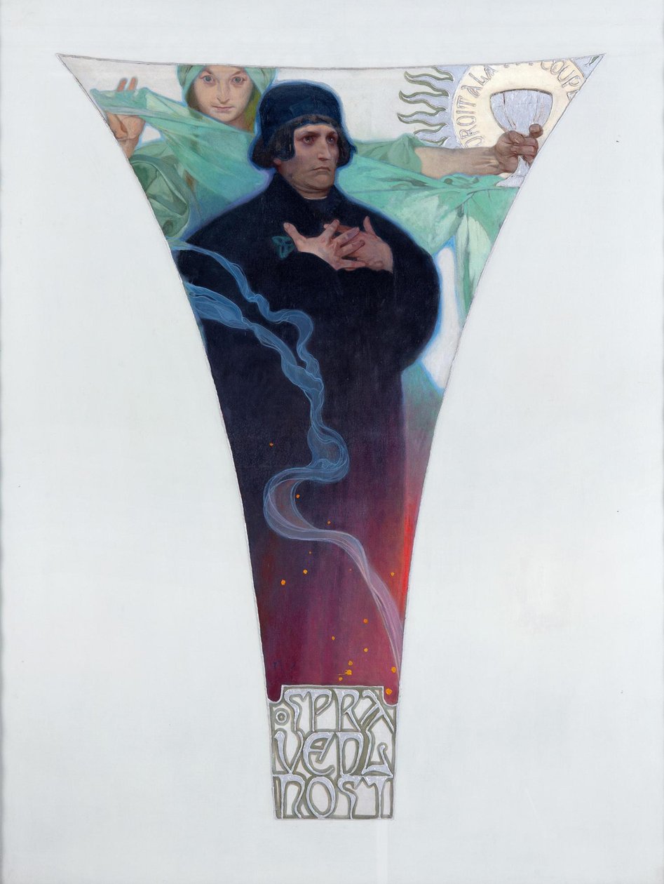 John Hus, 1911 tekijältä Alphonse Mucha