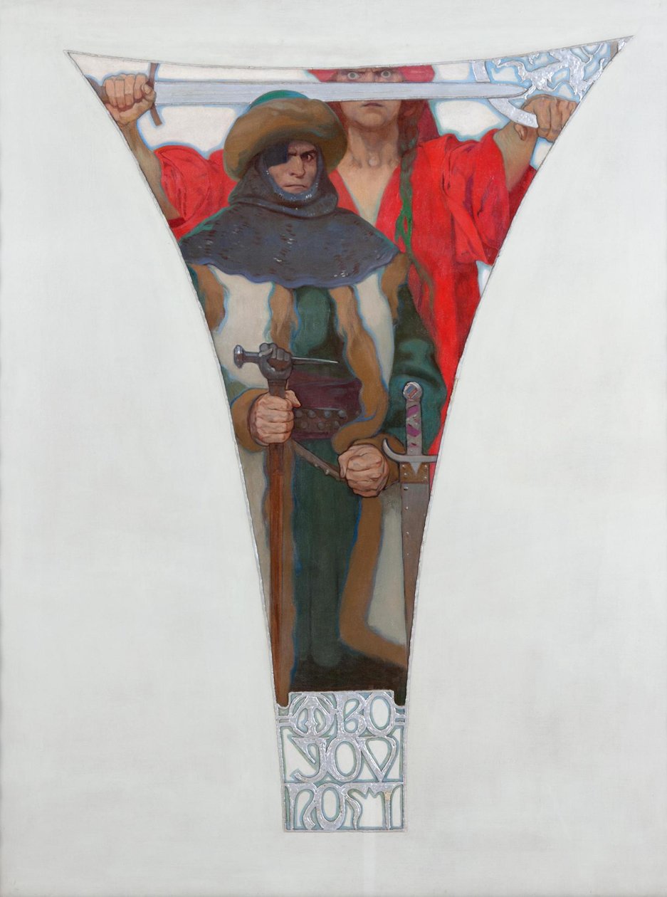 John Zizka, 1911 tekijältä Alphonse Mucha