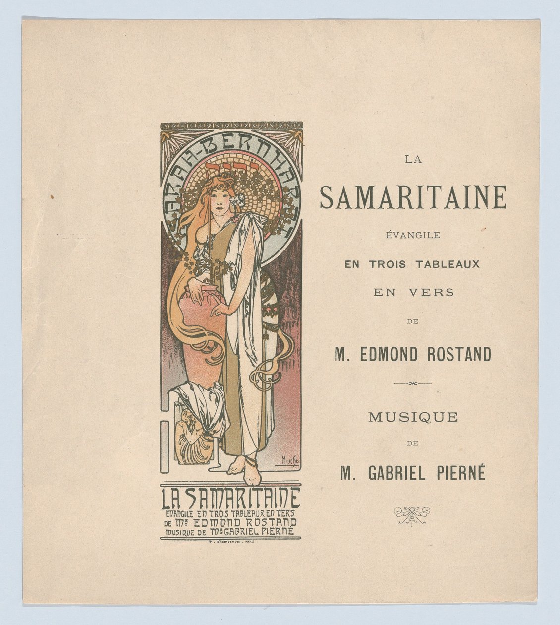 Samarialainen, 1897 tekijältä Alphonse Mucha