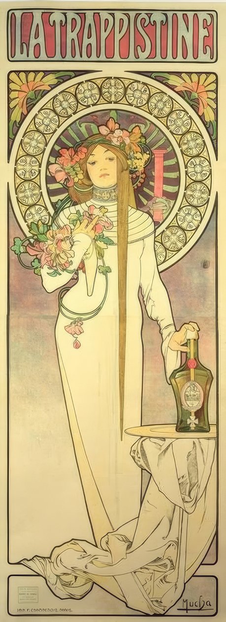 La Trappistine tekijältä Alphonse Mucha