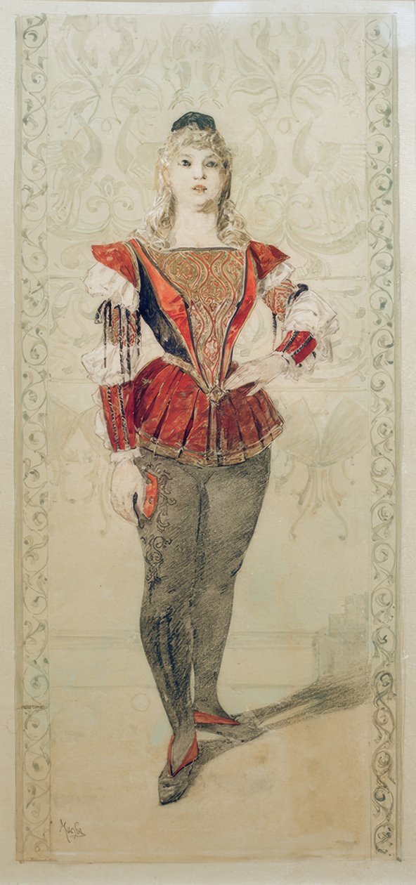 Puku teatterissa tekijältä Alphonse Mucha