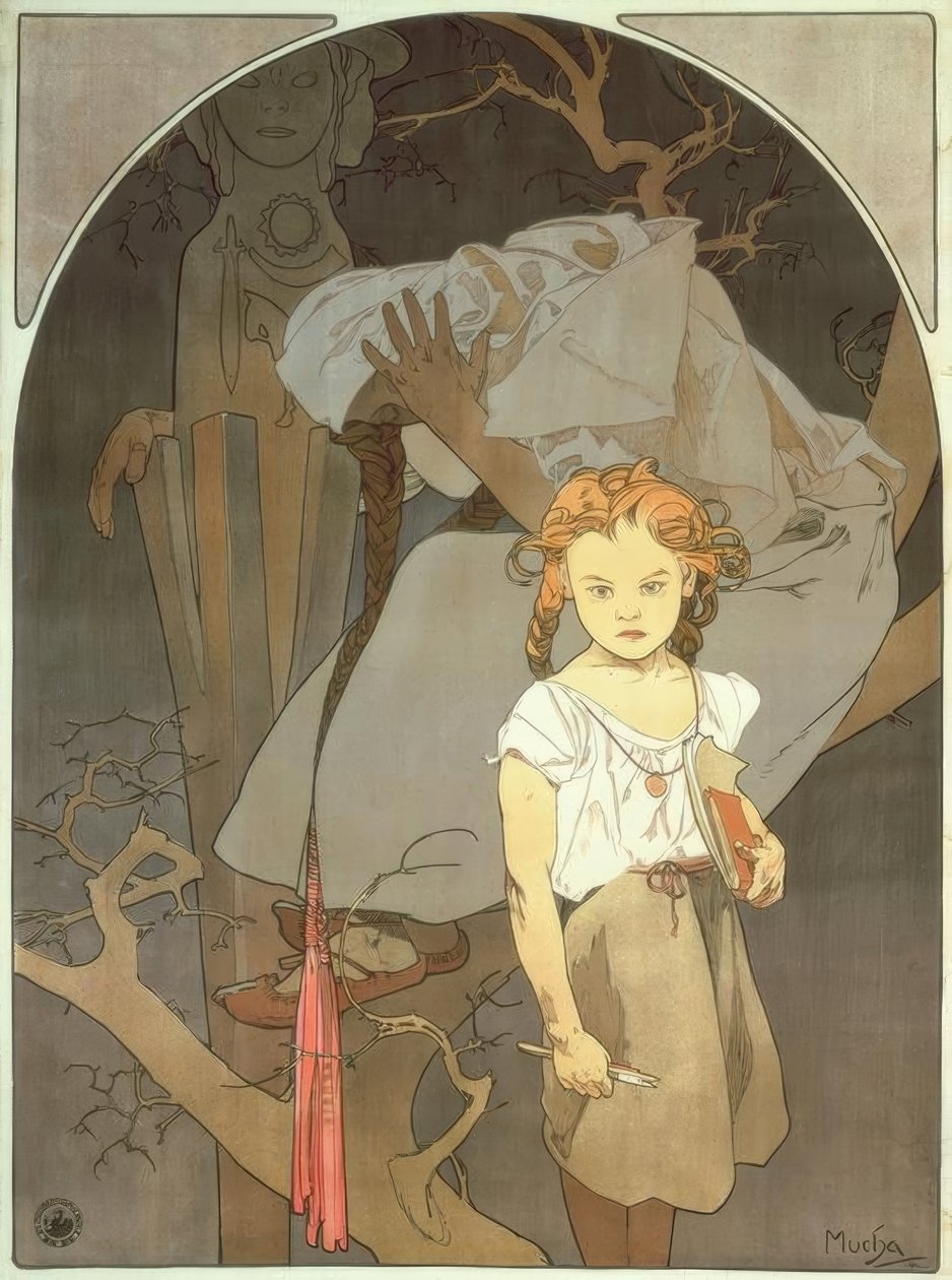 Lottery of the Moravian Southwest tekijältä Alphonse Mucha