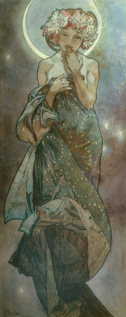 Kuutamo tekijältä Alphonse Mucha