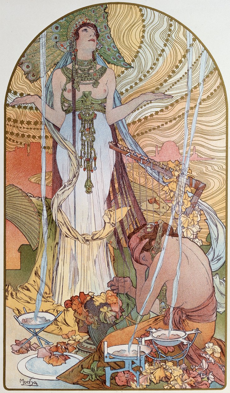 Salambo, 1897. tekijältä Alphonse Mucha