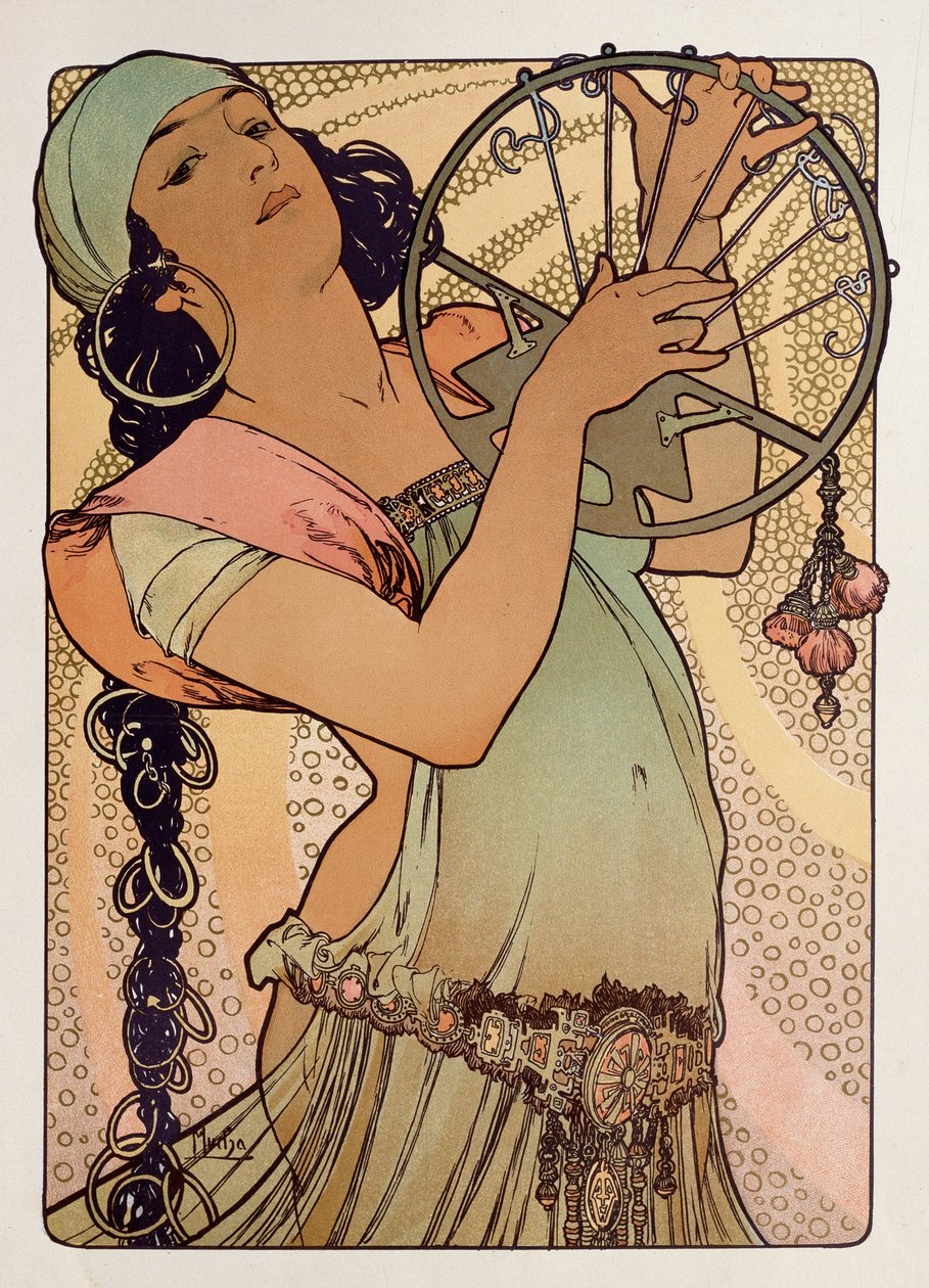 Salome, 1897. tekijältä Alphonse Mucha