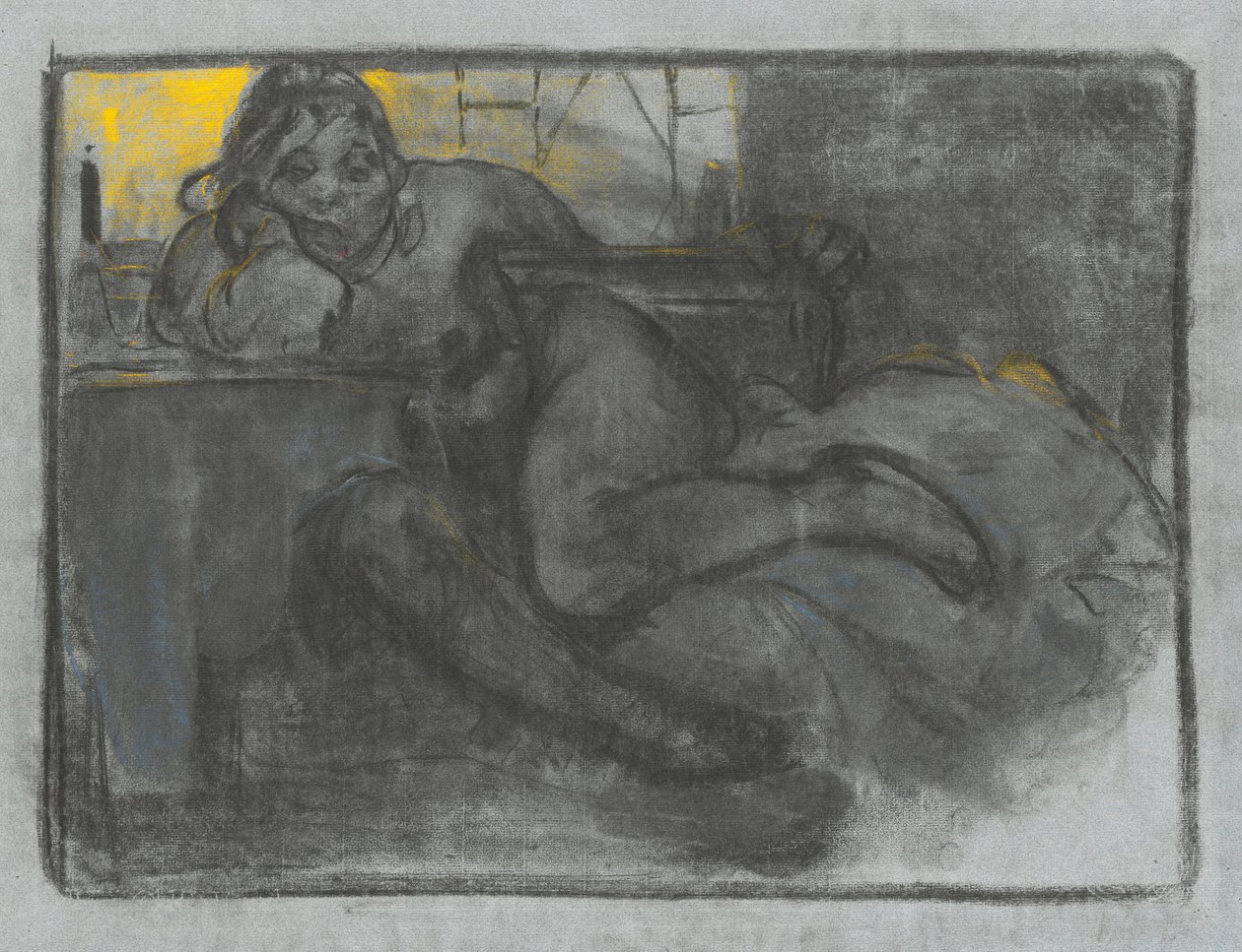 Absinttijuomo, 1900-1905 tekijältä Alphonse Mucha