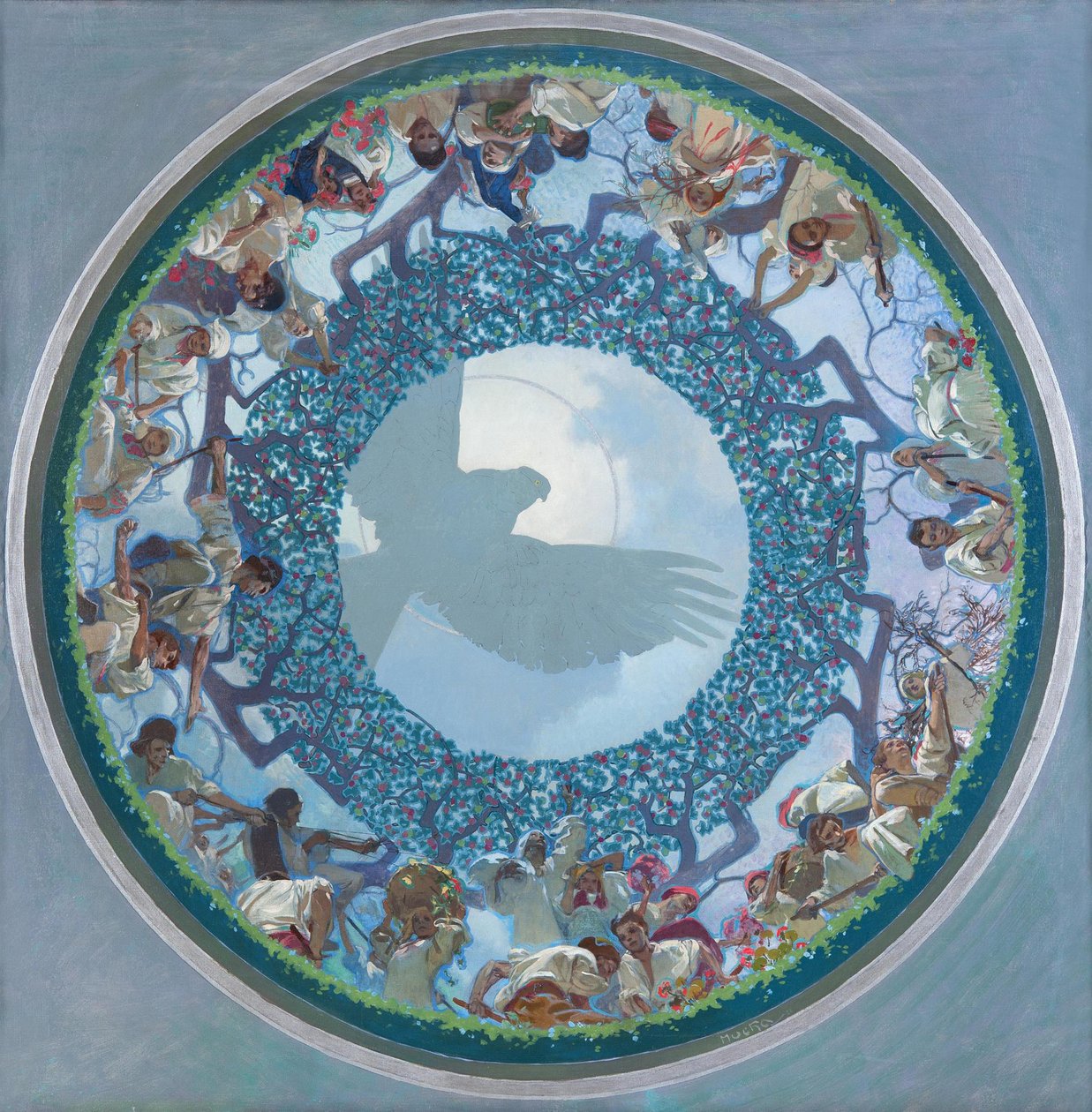 Slaavilainen yhtenäisyys, 1910-1911 tekijältä Alphonse Mucha