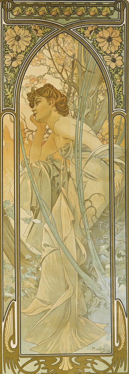 Päivän ajat: Iltaunelma tekijältä Alphonse Mucha